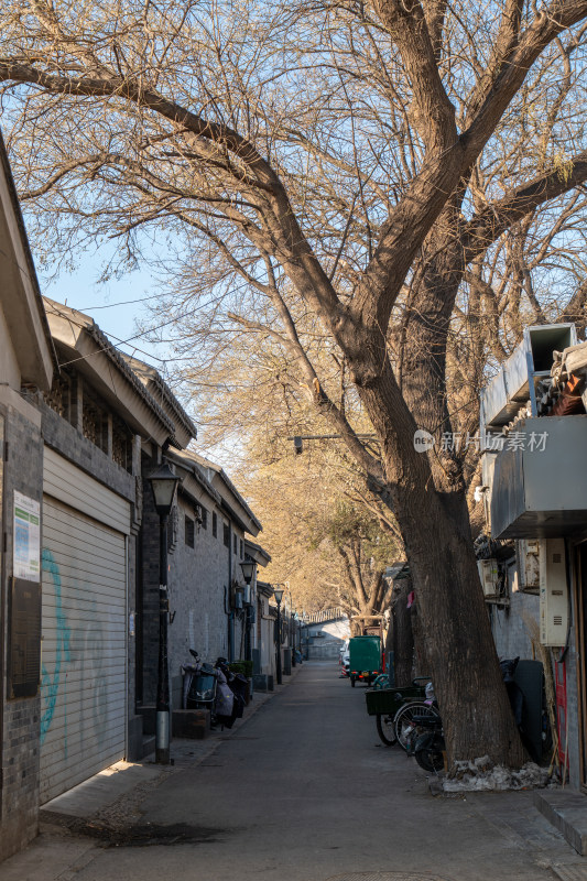 北京胡同街道场景