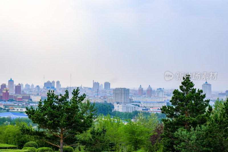 满洲里市全景