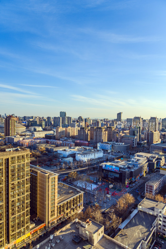 中国北京朝阳区城市建筑群