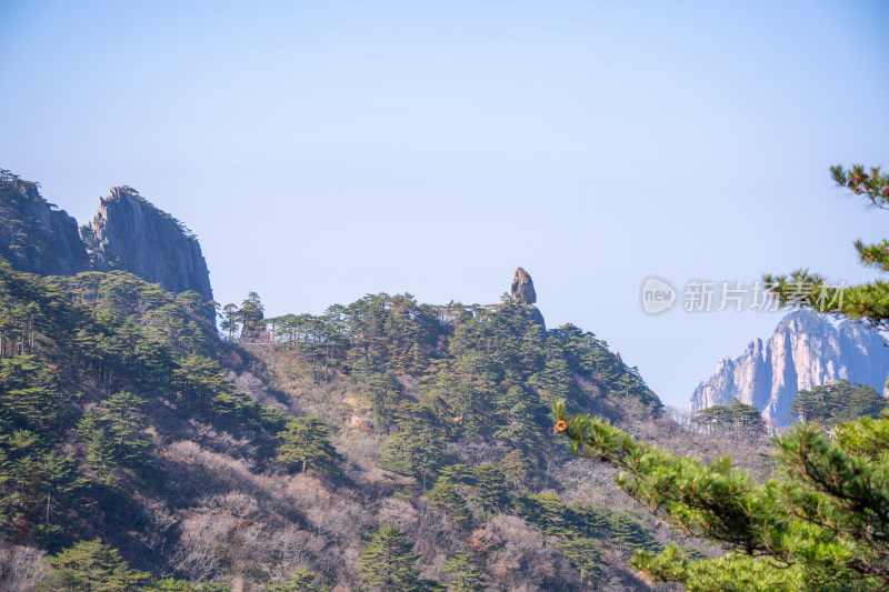 安徽黄山风景区自然风光