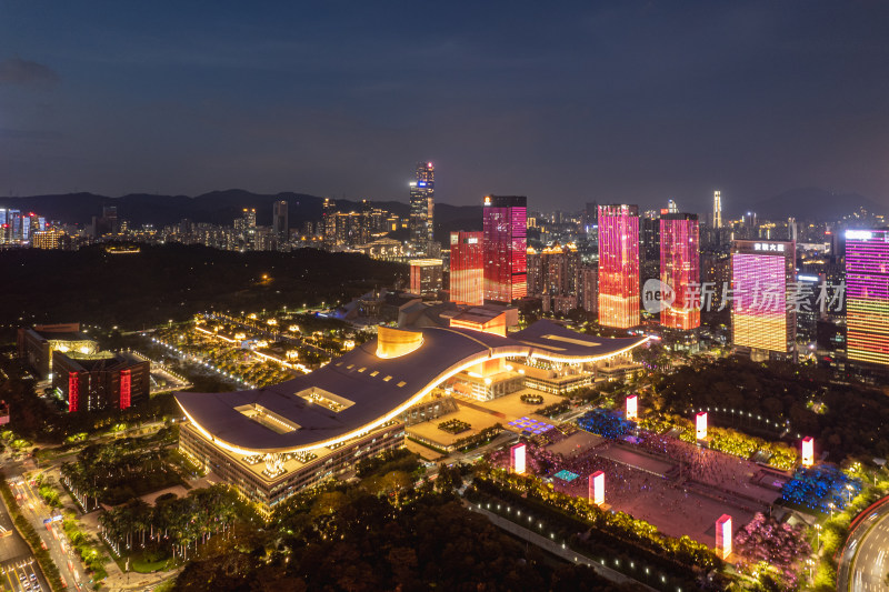 深圳市民中心夜景