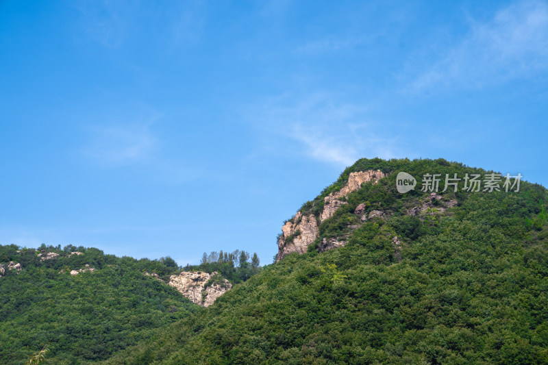 中国河南省伏羲山红石林景区