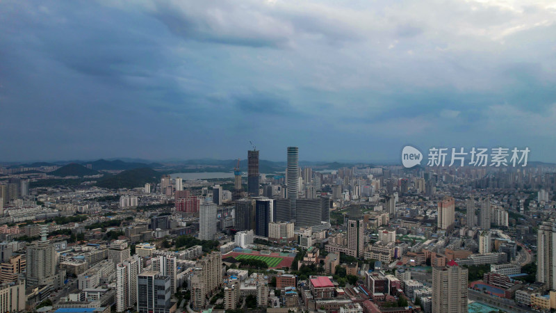 江苏徐州城市大景高楼航拍