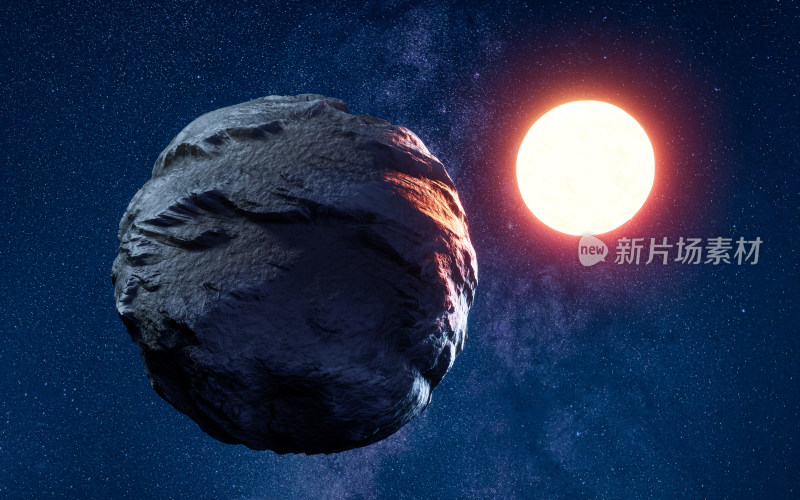 外太空星球科幻题材3D渲染