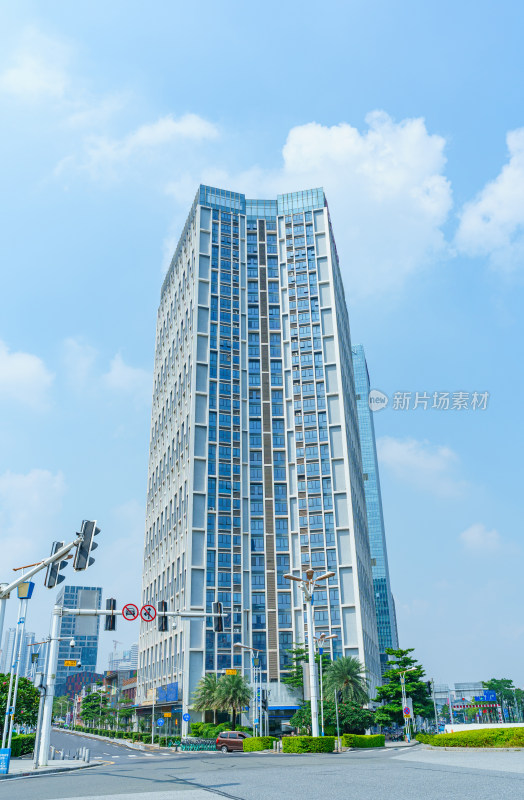 广州番禺南村万博城市摩天大楼现代建筑