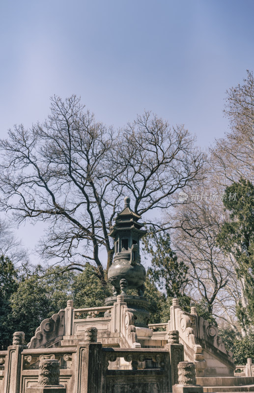 江苏南京中山陵景区景点-孝经鼎