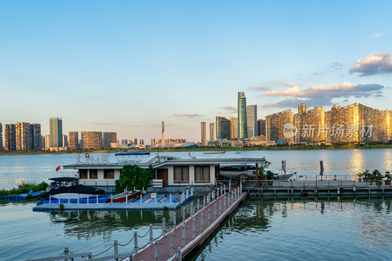 湖南长沙湘江市区码头