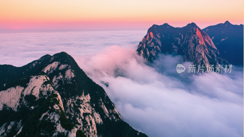 陕西华山美景