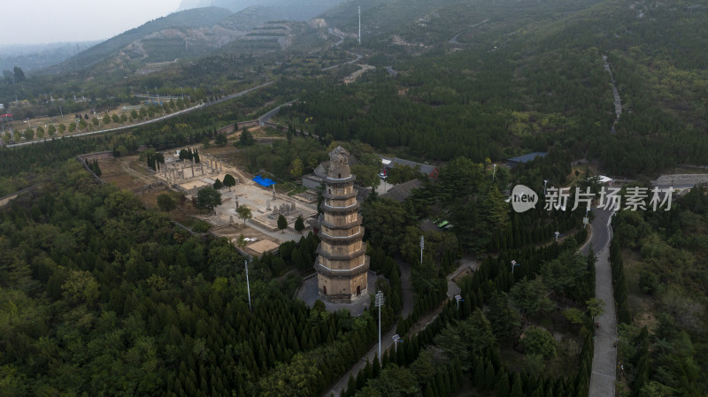 河北邯郸响堂山景区石窟常乐寺