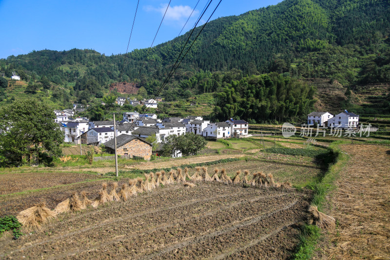 山村田园风光 安徽祖源村