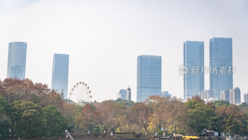 湖南长沙烈士公园风景摄影图