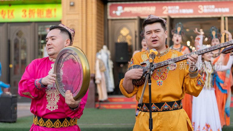 中秋节假期的中国新疆国际大巴扎