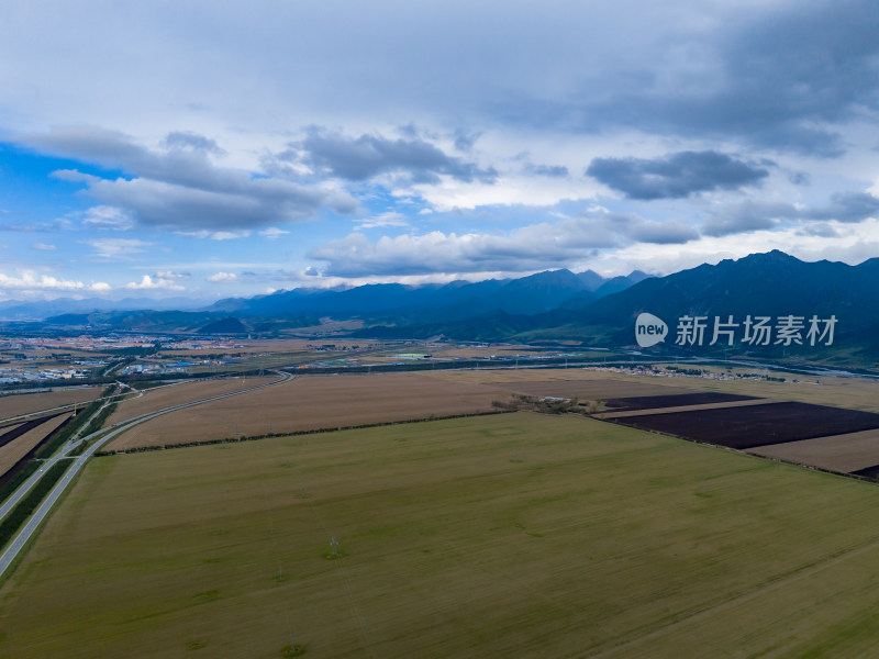 平原农业种植航拍图