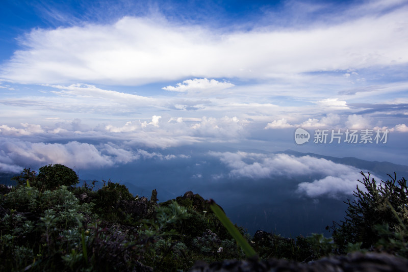 四川雅安牛背山云海