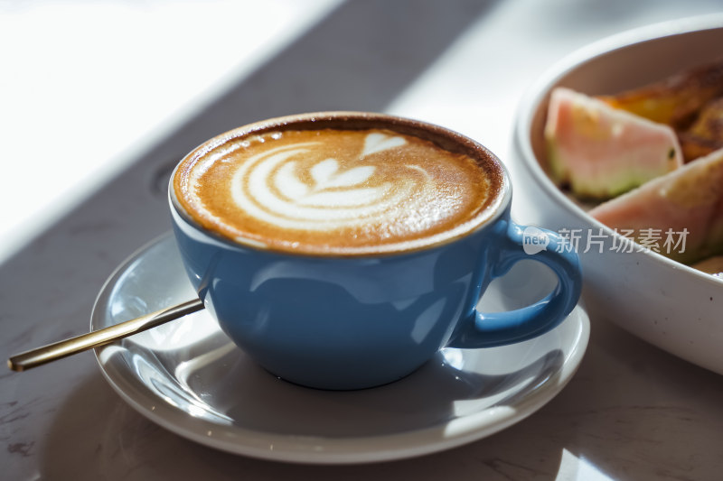 咖啡下午光影咖啡杯惬意生活