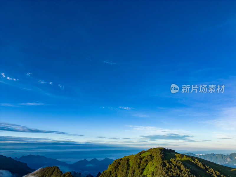 祖国大好河山云海云雾缭绕航拍