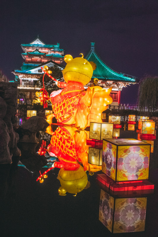 滕王阁夜景表演