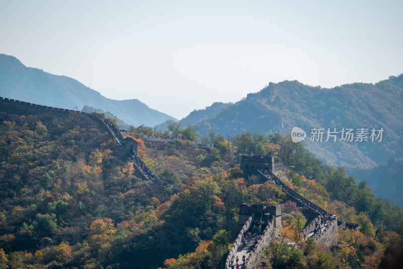 北京，慕田峪长城秋景