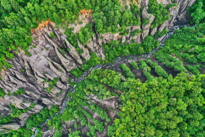 吉林长白山大峡谷