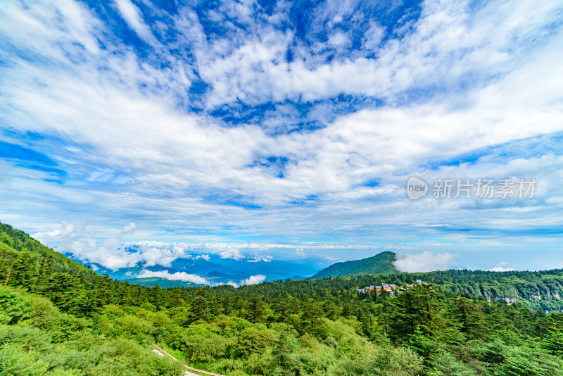 四川峨眉山自然风光