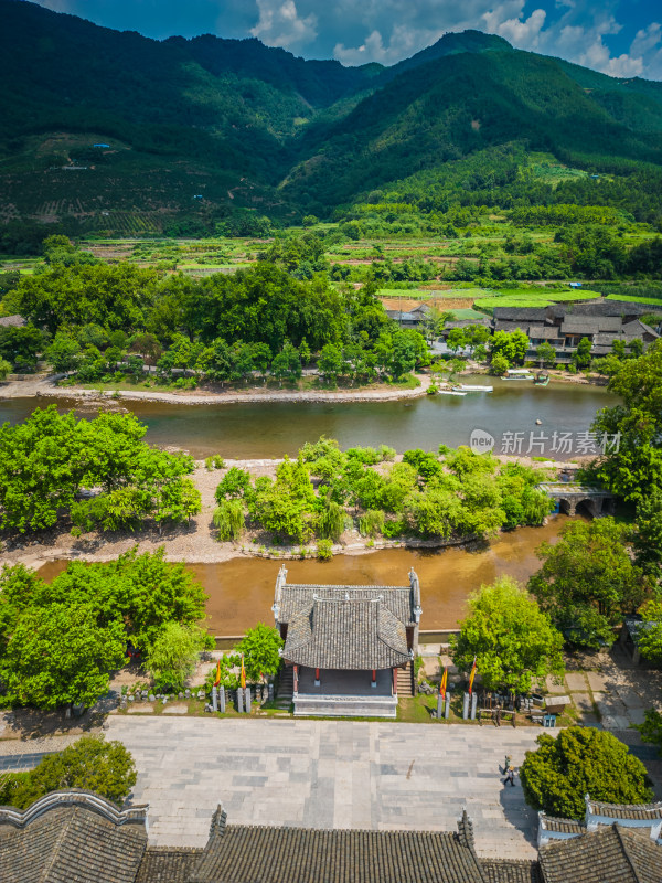 桂林自然风光4A景区东漓古村