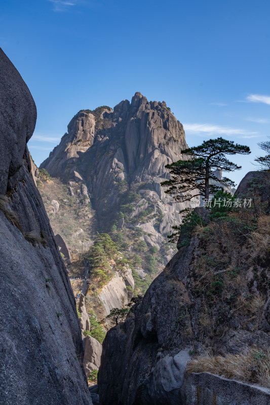 安徽黄山风景区自然风光