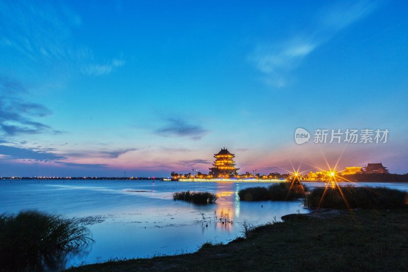 苏州重元寺夜景