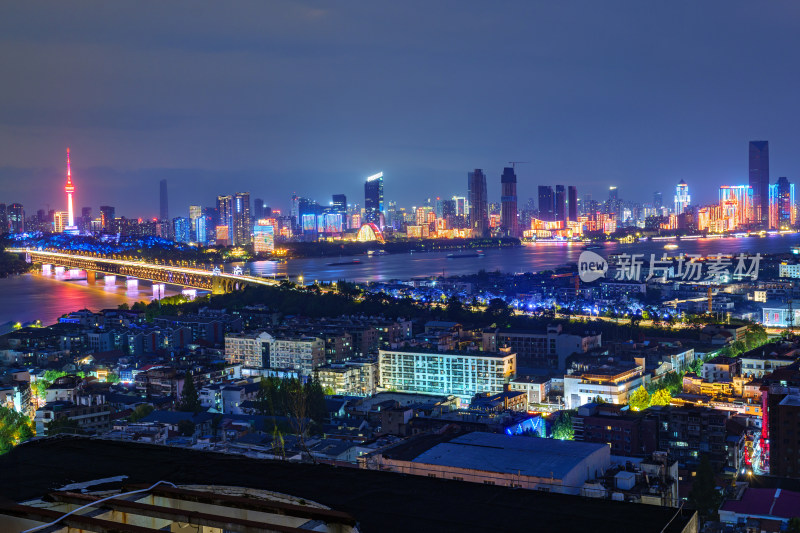 武汉城市风光夜景