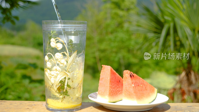 夏天小清新唯美场景