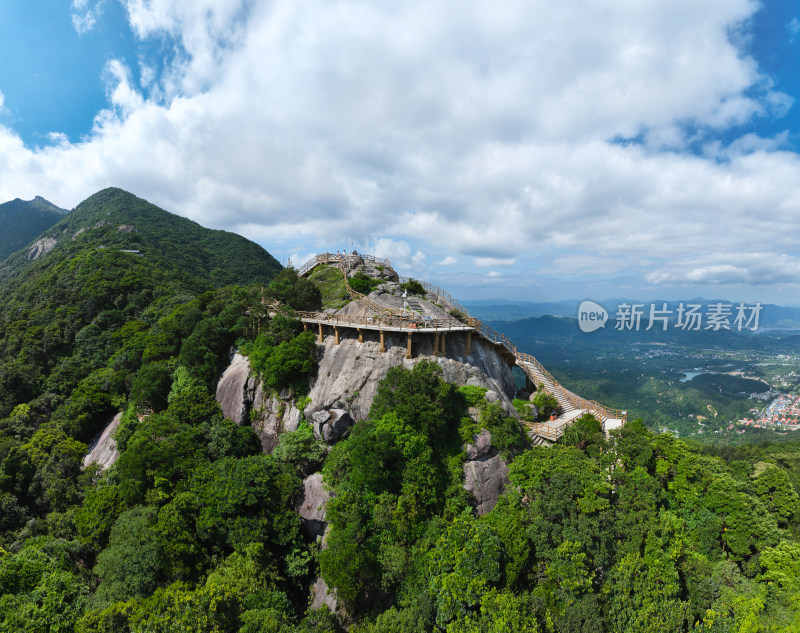 惠州市博罗县罗浮山鹰嘴岩飞云顶航拍