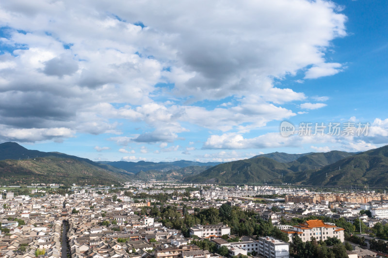 中国云南大理巍山古城风景