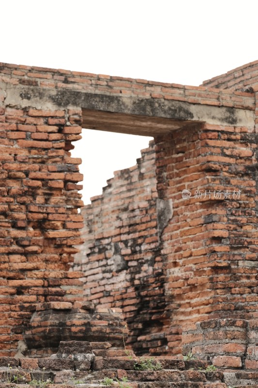 泰国大城府佛教寺庙遗迹