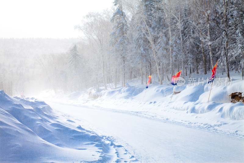 黑龙江 双峰林场 雪乡