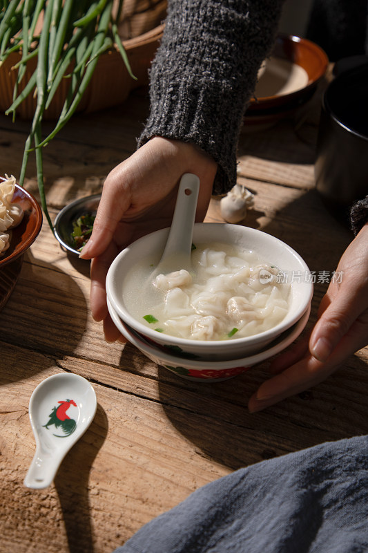 即食扁食馄饨抄手云吞早餐午餐晚餐