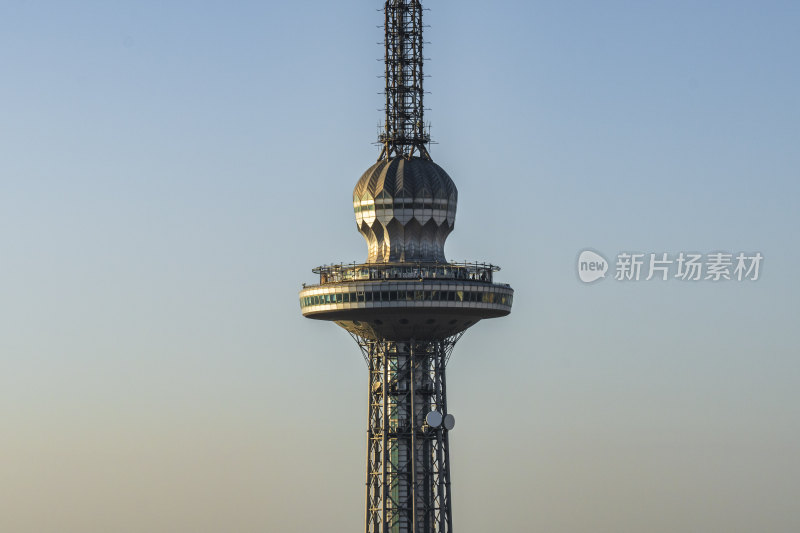 哈尔滨夜景地标性建筑龙塔