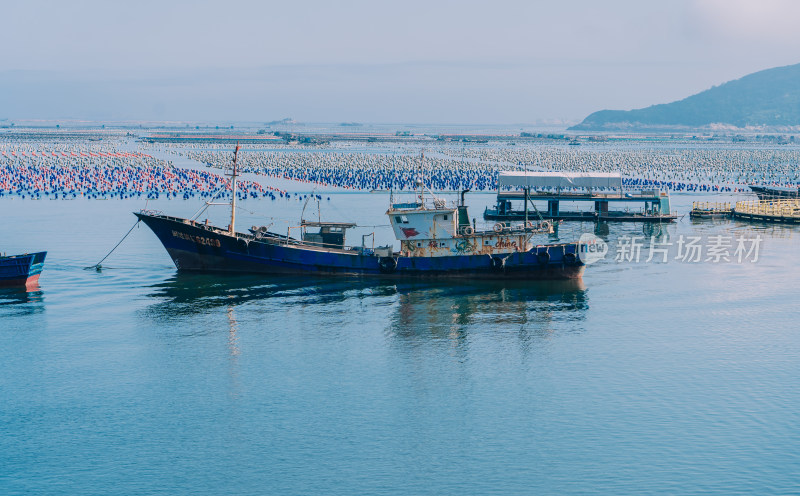 福建连江渔夫岛渔船