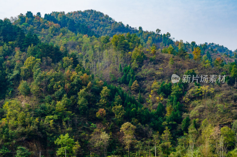 河南洛阳白云山，秋天风景