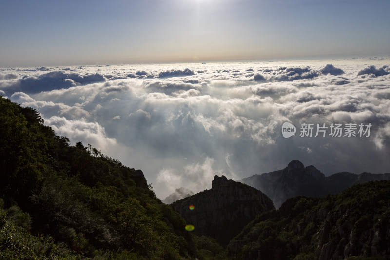 泰山云海奇观