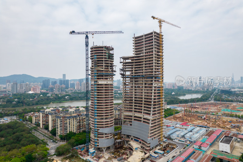 深圳湾超级总部基地建设工地