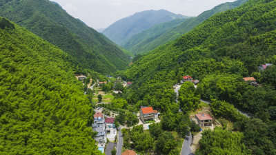 浙江省湖州安吉青山绿水竹山竹海航拍