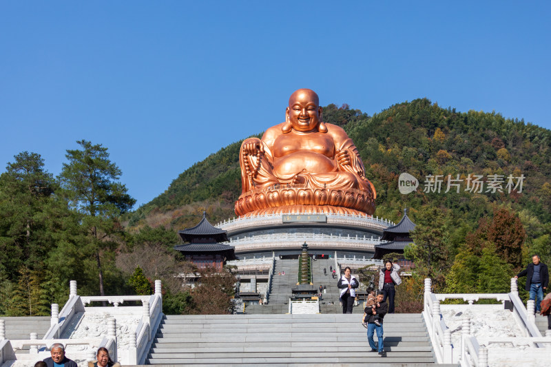 宁波奉化雪窦山雪窦寺弥勒大佛景区