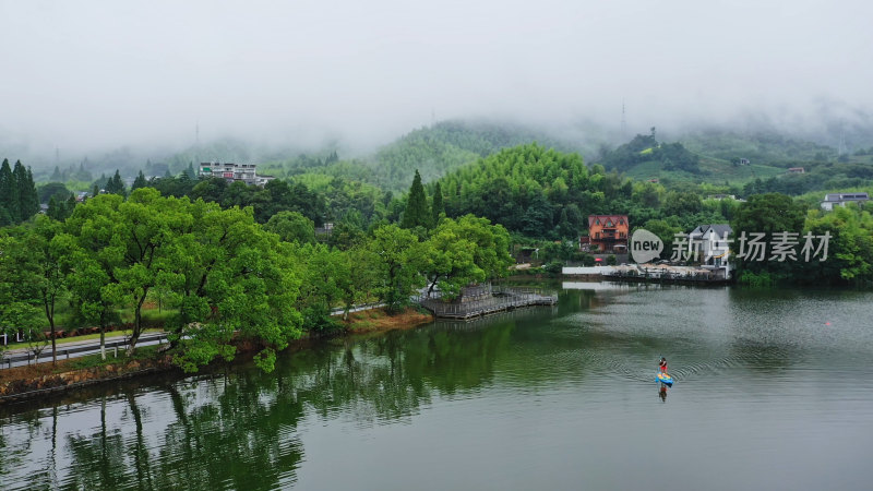 湖州莫干山劳岭水库皮划艇