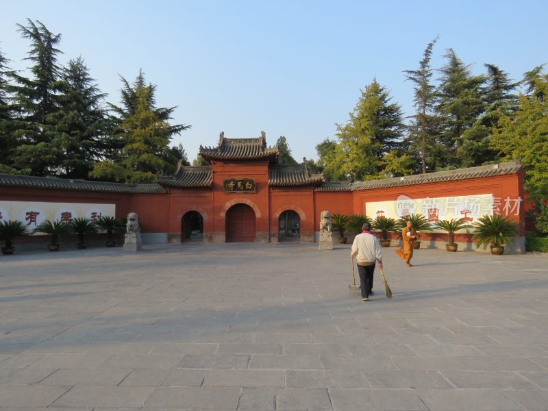 河南洛阳白马寺旅游风光