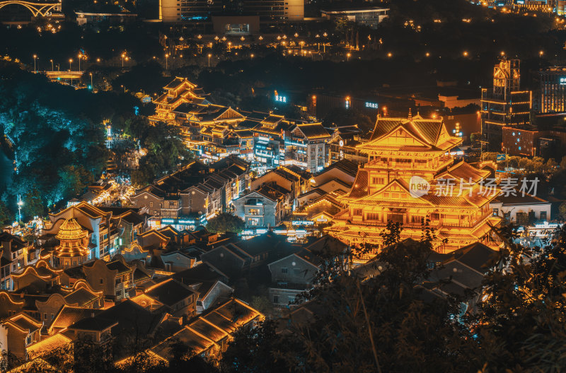 柳州窑埠古镇夜景