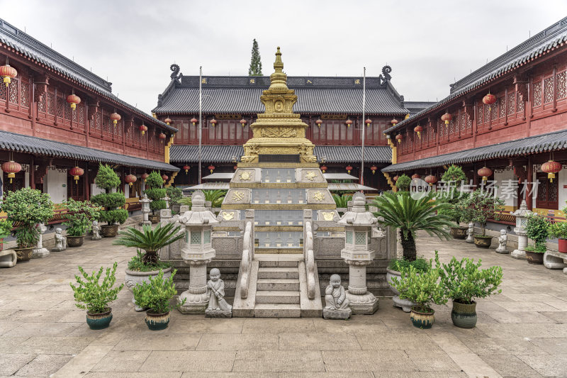 绍兴乐古寺禅院风景