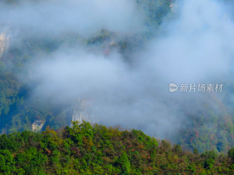 张家界天门山旅游风光