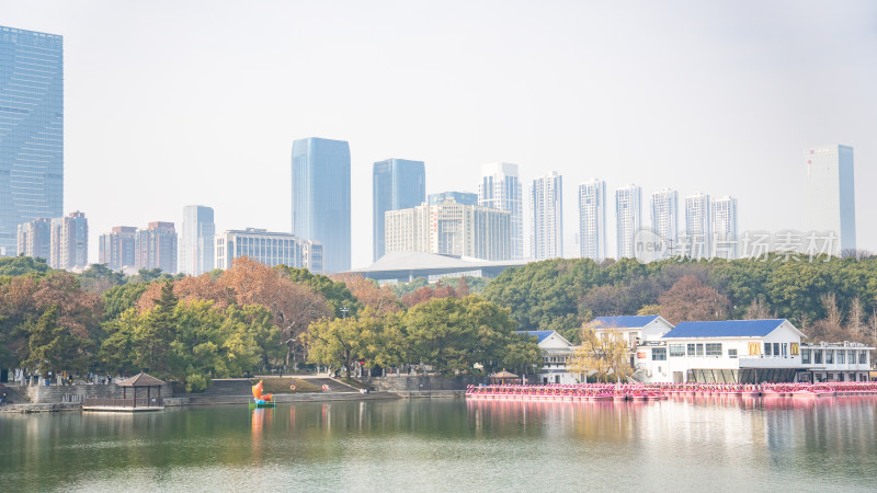 湖南长沙烈士公园风景摄影图