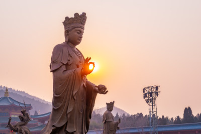 烟台南山大佛景区