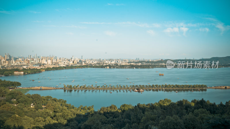 杭州西湖宝石山风景区