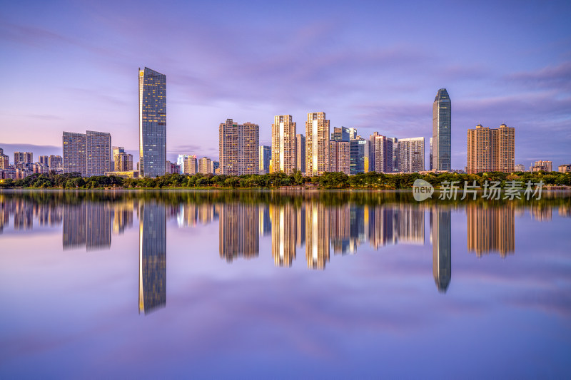 广东惠州富力 丽港中心夜景